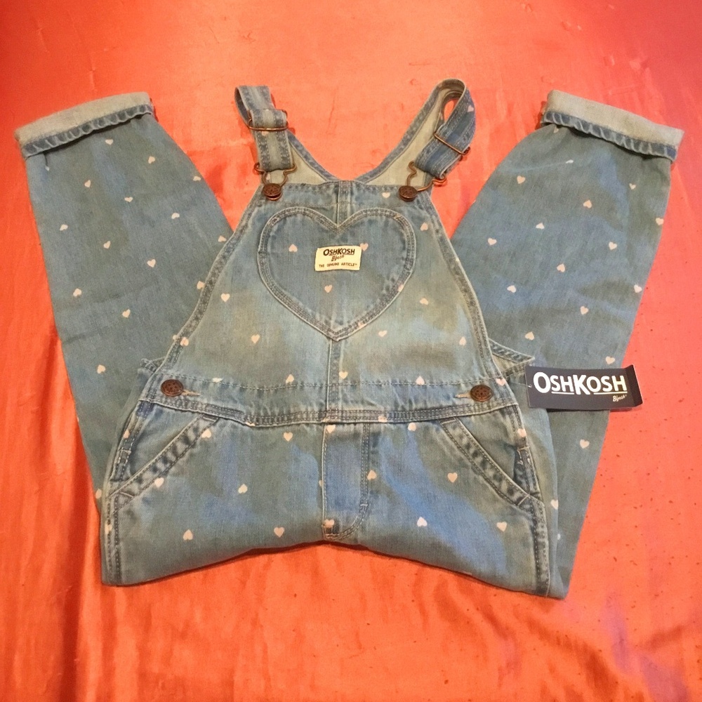 NWT OshKosh DENIM Overalls 5T